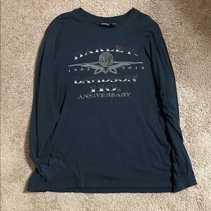 Harley-Davidson 110th Anniversary Black Long Sleeve Tee
